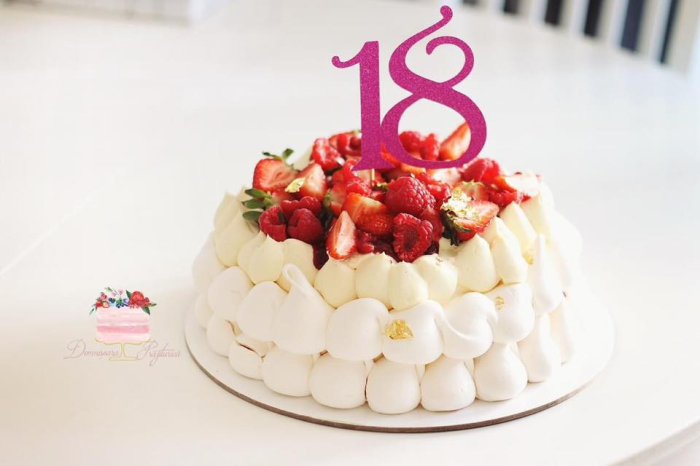 Topper pentru majorat 18 roz [2]