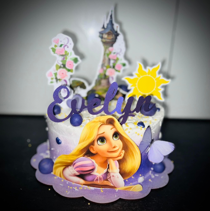 Suita toppere tort cu Rapunzel [9]