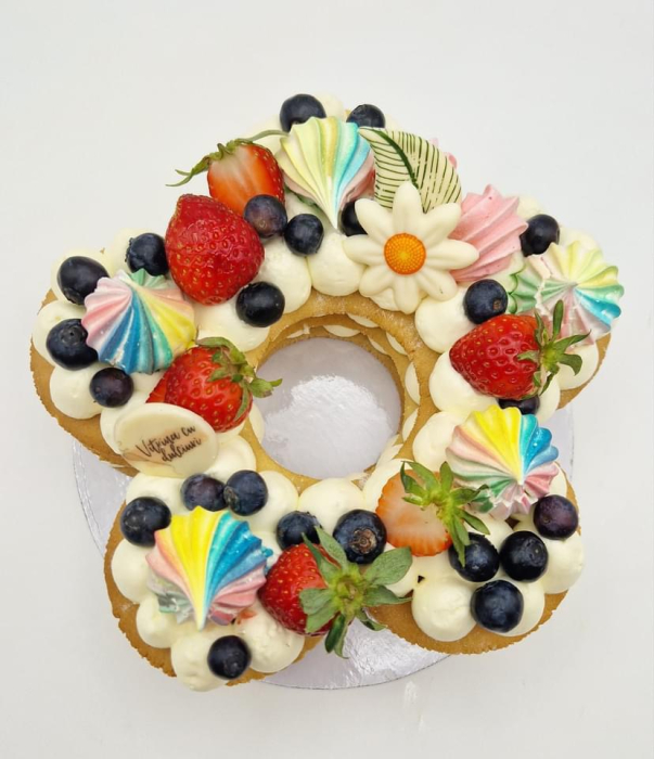 Sablon tort foi de miere floare [10]