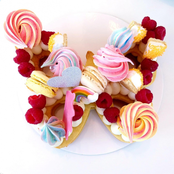 Sablon tort foi de miere tip fluture [8]