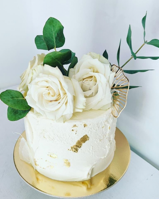 Set 3 frunze Gingko din plastic auriu [3]