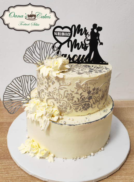 Set 3 frunze Gingko din plastic auriu [18]