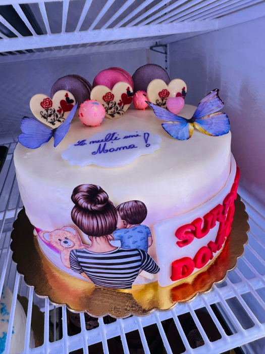 Set 6 fluturi pentru tort mov pastel [9]