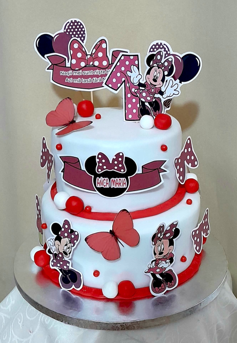 Suita toppere tort cu fluturi rosii [3]