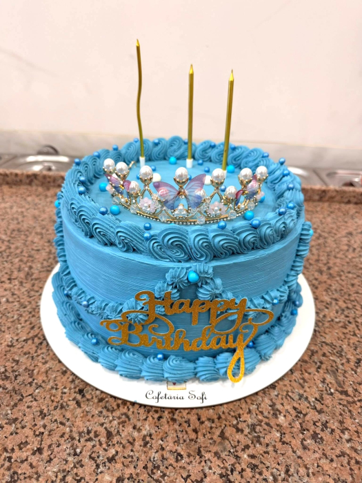 Lumanari de tort aurii spirala [7]