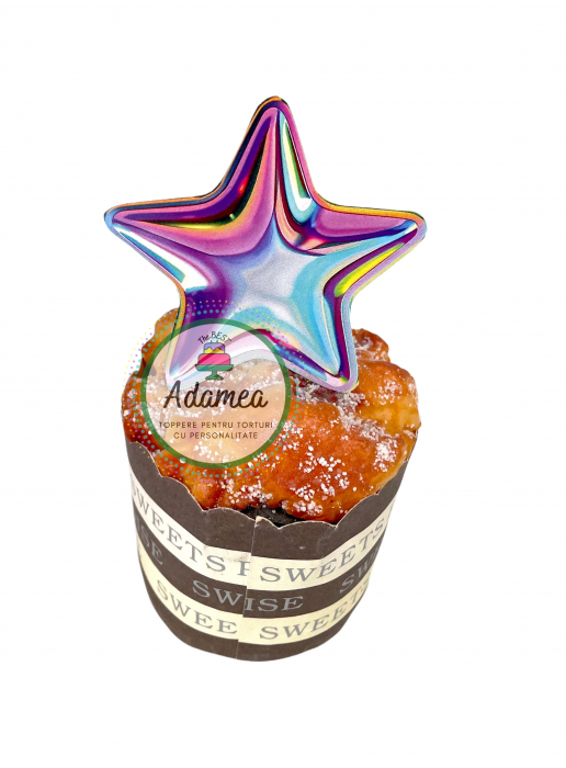 Topper de tort cu element special din carton sub forma de cap destea tip heliomat [2]