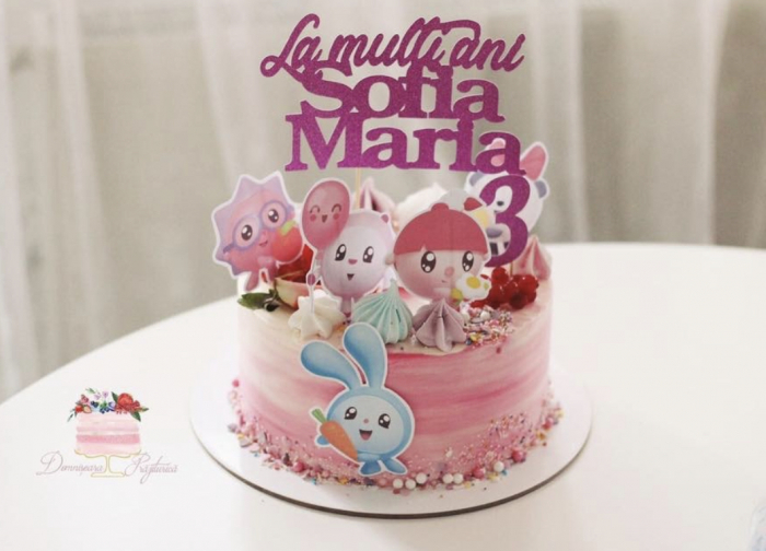 Toppere tort personalizat cu Baby Riki [6]