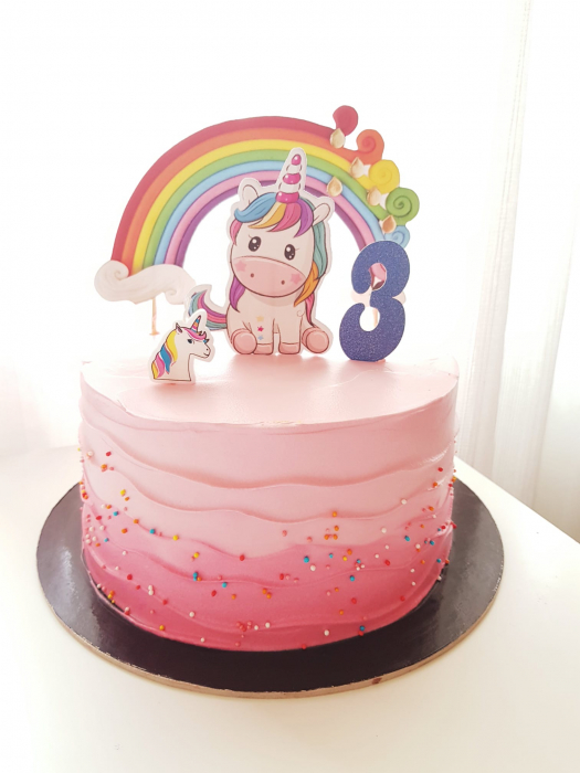 Topper curcubeu cu unicorn - Adamea [12]