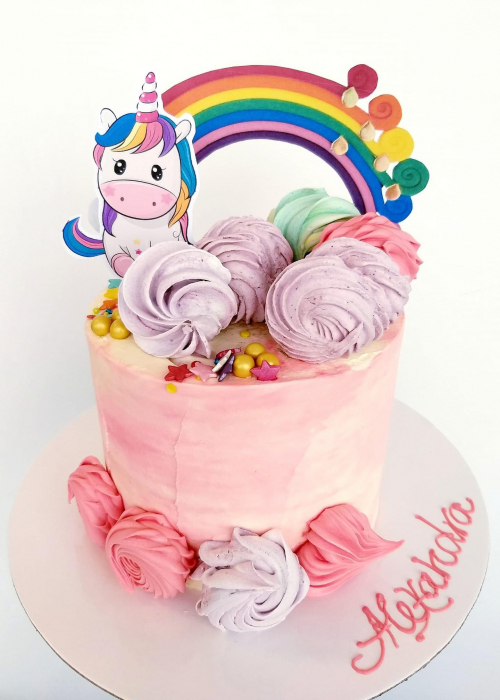 Topper curcubeu cu unicorn - Adamea [11]