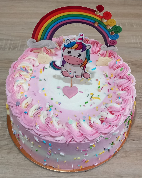 Topper curcubeu cu unicorn - Adamea [13]