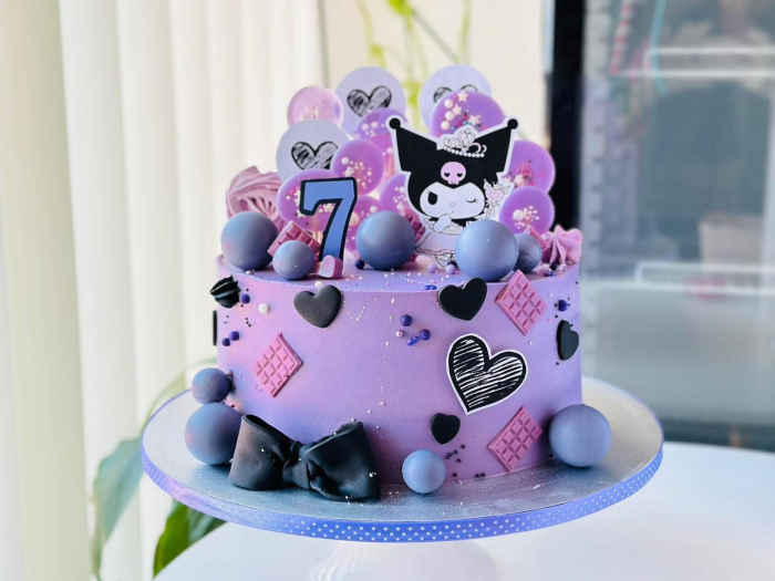 Toppere Kuromi pentru Tort – Set 5 Ornamente Kawaii, Decor Aniversare Sanrio, Adamea [2]