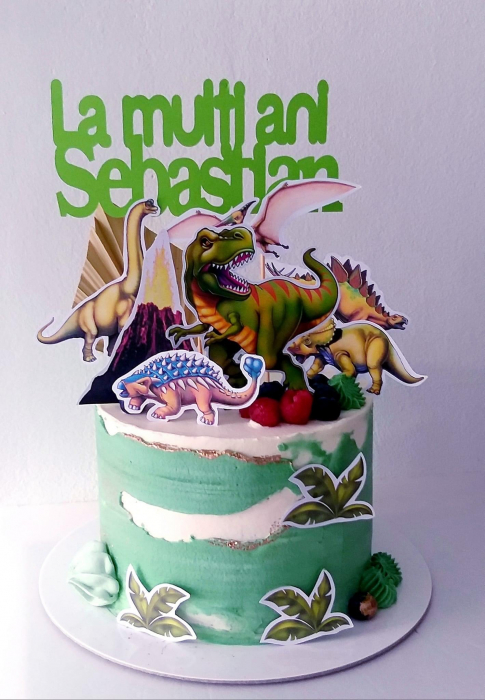 Suita de Toppere Dinozauri – Decor Tematic pentru Torturi și Candy Bar-uri [8]