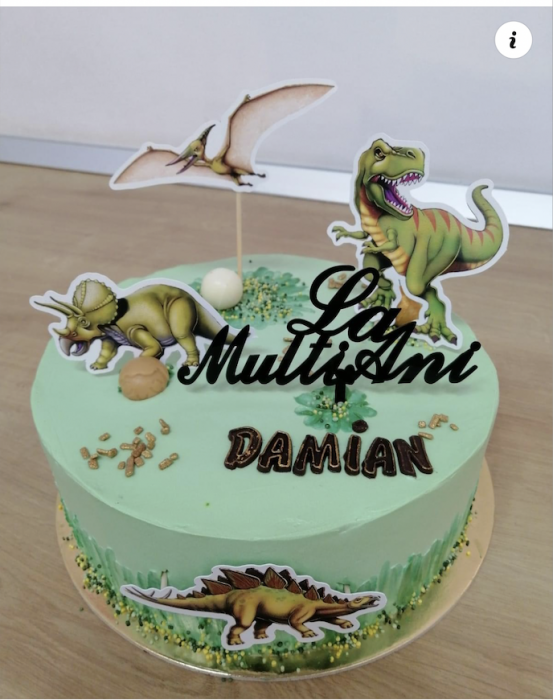 Suita de Toppere Dinozauri – Decor Tematic pentru Torturi și Candy Bar-uri [14]
