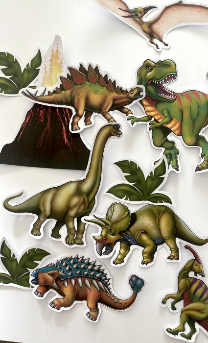 Suita de Toppere Dinozauri – Decor Tematic pentru Torturi și Candy Bar-uri [18]
