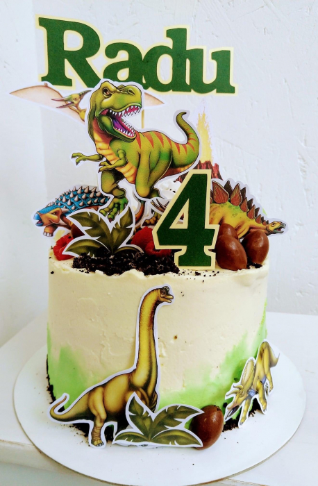 Suita de Toppere Dinozauri – Decor Tematic pentru Torturi și Candy Bar-uri [7]