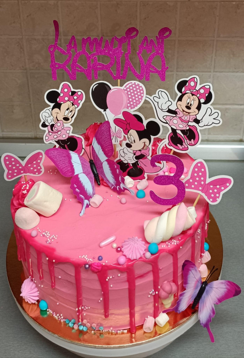 Suită de toppere tort cu Minnie [2]
