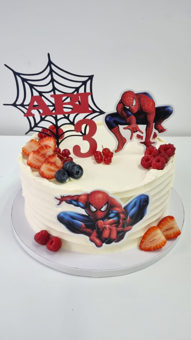 Suita de tort cu Spiderman si personalizata [17]
