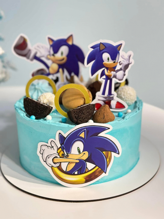 Suita toppere de tort cu Sonic [17]