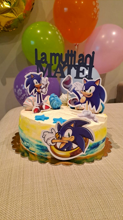 Suita toppere de tort cu Sonic [16]