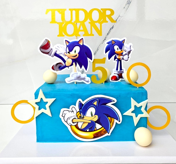 Suita toppere de tort cu Sonic [18]
