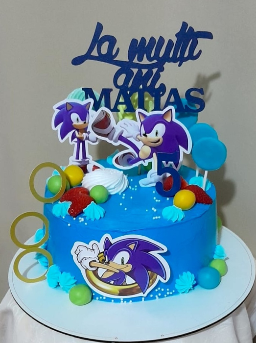 Suita toppere de tort cu Sonic [24]