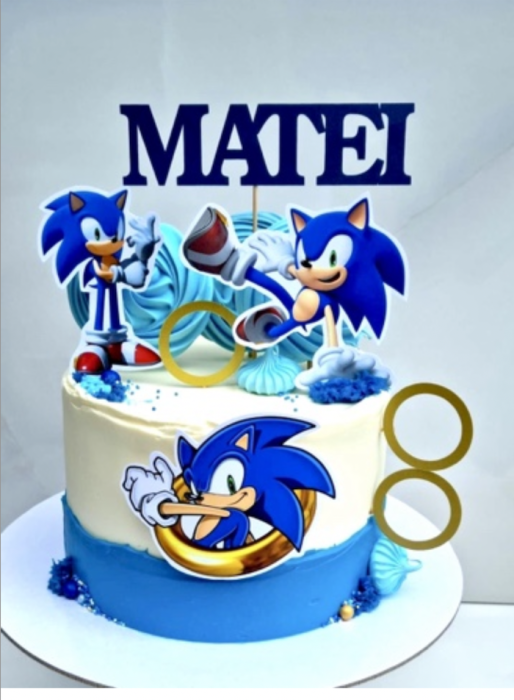 Suita toppere de tort cu Sonic [27]