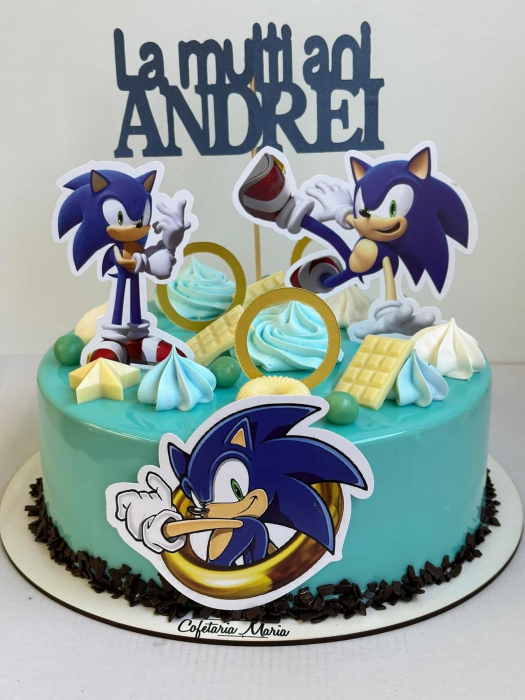 Suita toppere de tort cu Sonic [12]
