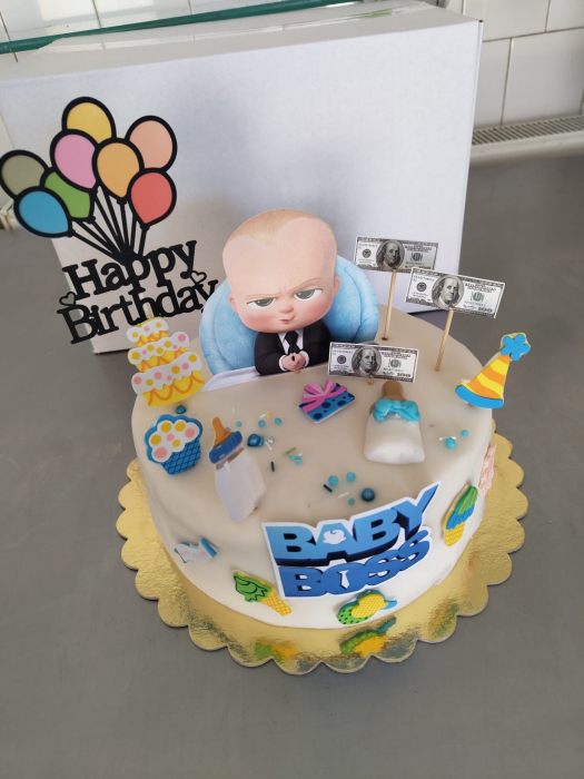 Toppere cu Baby Boss pentru tort [6]