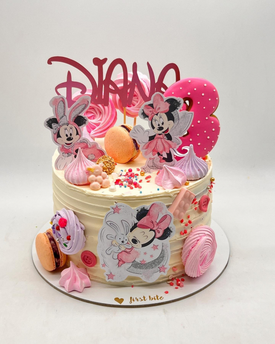 Suită delicată cu Minnie Mouse roz [2]
