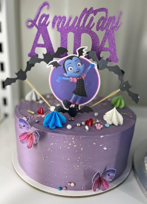 Suita toppere tort cu Vampirina si 5 linieci [2]