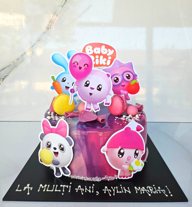 Toppere tort personalizat cu Baby Riki [15]