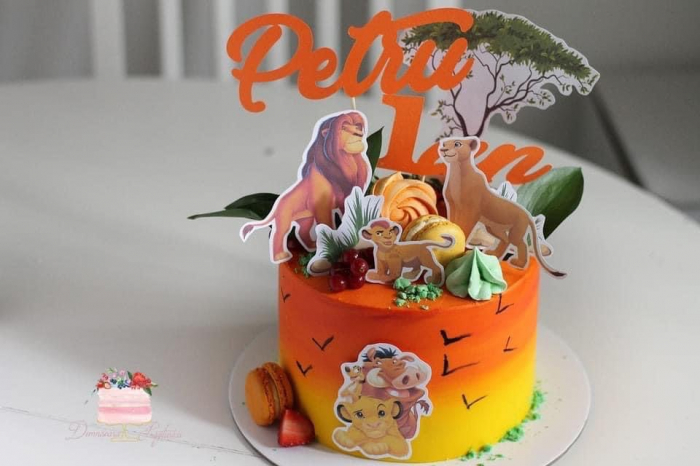 Toppere de tort din carton cu tematica Regele Leu [4]