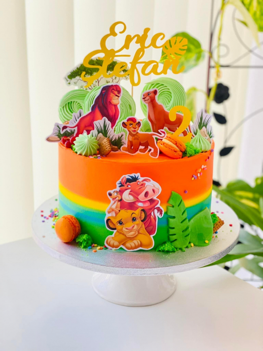 Toppere de tort din carton cu tematica Regele Leu [7]
