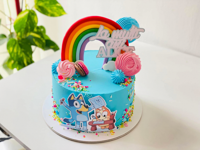 Suita toppere tort decoratiune cu Bluey [17]