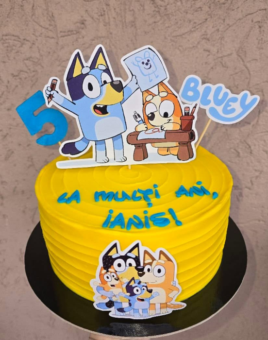 Suita toppere tort decoratiune cu Bluey [36]