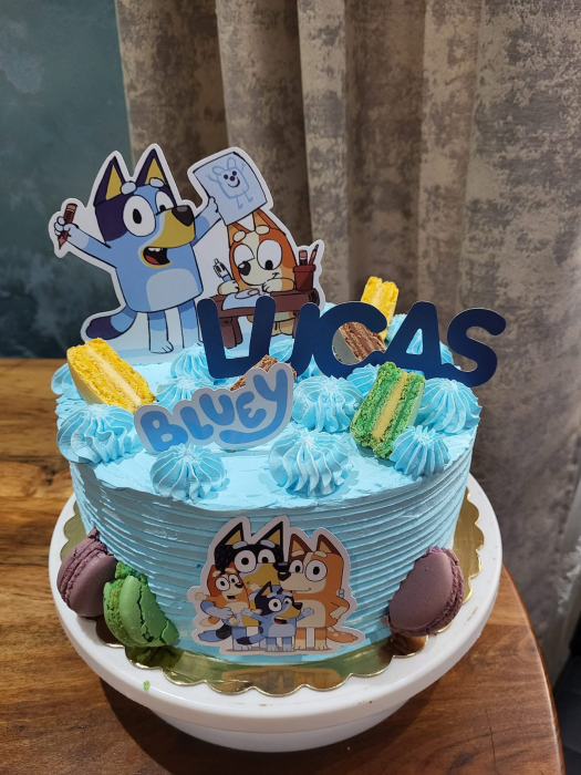 Suita toppere tort decoratiune cu Bluey [29]