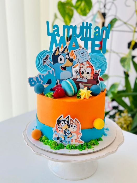 Suita toppere tort decoratiune cu Bluey [10]