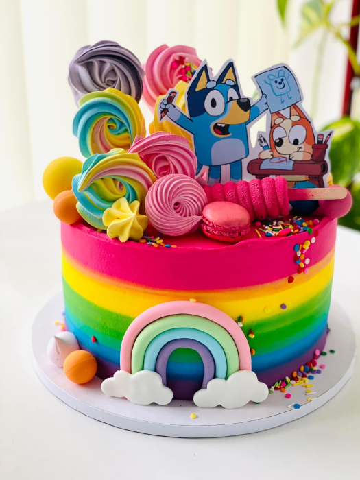 Suita toppere tort decoratiune cu Bluey [34]