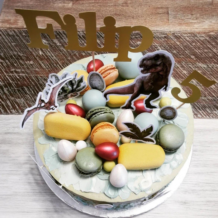 Suită toppere tort cu dinozauri realiști [5]