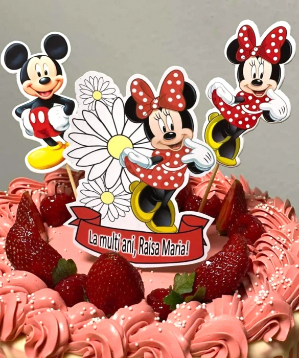 Topper tort cu Minnie cu la multi ani [2]