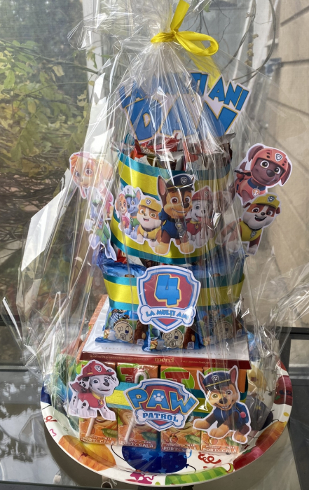 Topper pentru tort cu insigna cu cifre La Mulți Ani - Adamea [4]