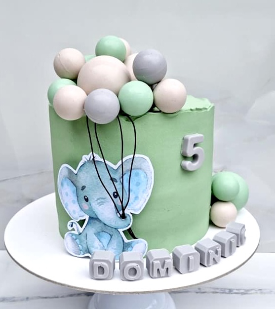 Topper cu elefant [4]
