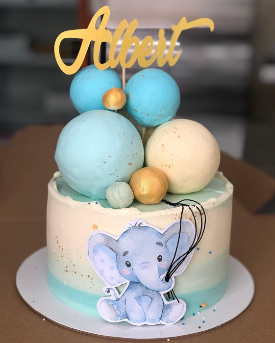 Topper cu elefant [6]