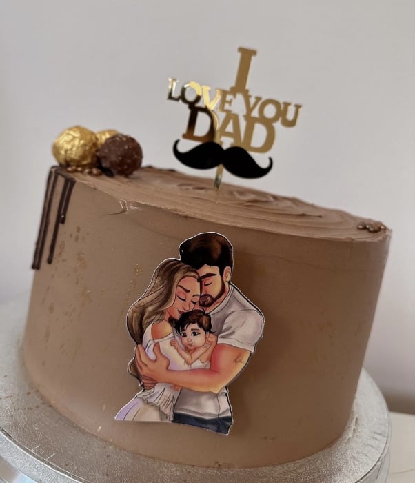 Topper tort familie cu bebe [3]