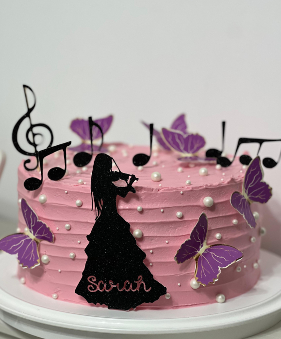 Topper tort  fata cu vioara [2]