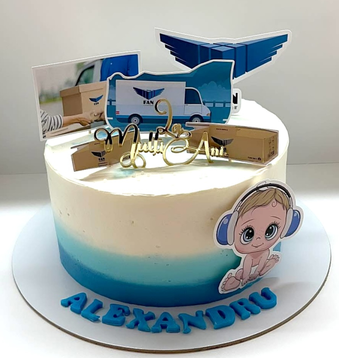 Topper frontal cu bebe baiat [2]