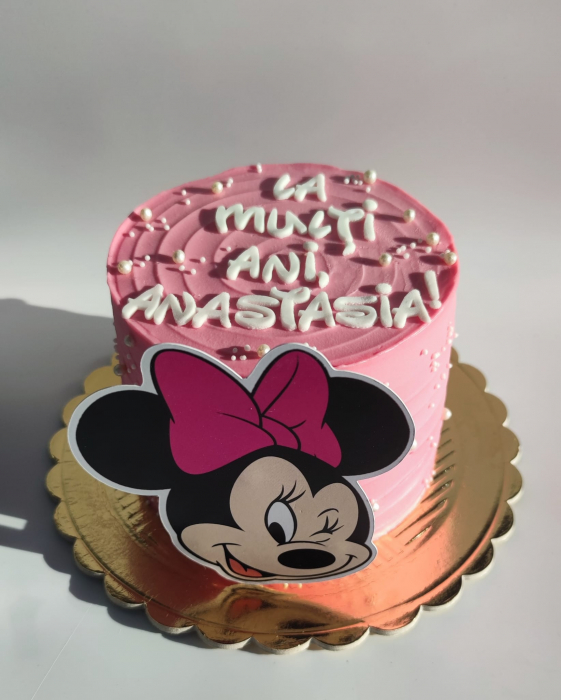 Topper frontal cu Minnie roz [2]