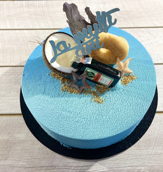 Topper la multi ani bleu deschis glitter [2]