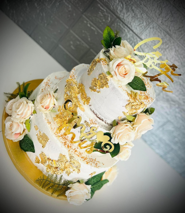 Topper Mr&Mrs auriu oglinda gold [4]
