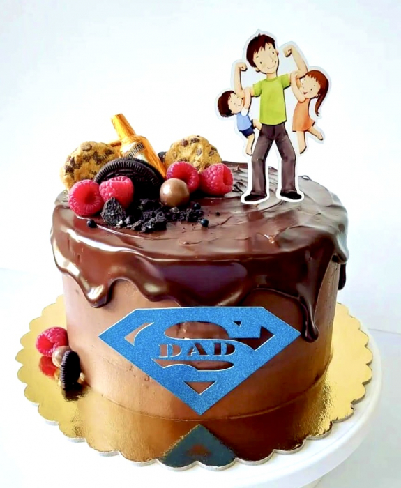 Cake Topper Supererou Albastru - ADAMEA [2]